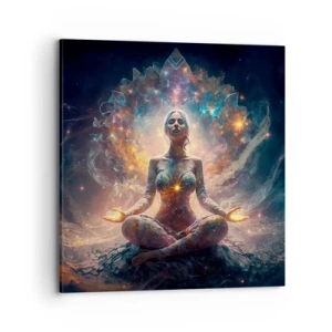 Impression sur toile - Image sur toile - Flux de bonne énergie - 70x70 cm