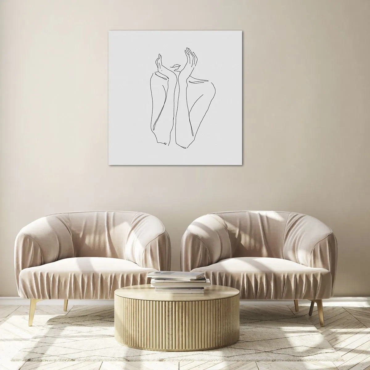 Impression sur verre - Image sur verre - De quoi rêvent les femmes - 40x40 cm