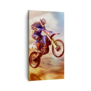 Impression sur toile - Image sur toile - Vertiges à moto - 45x80 cm
