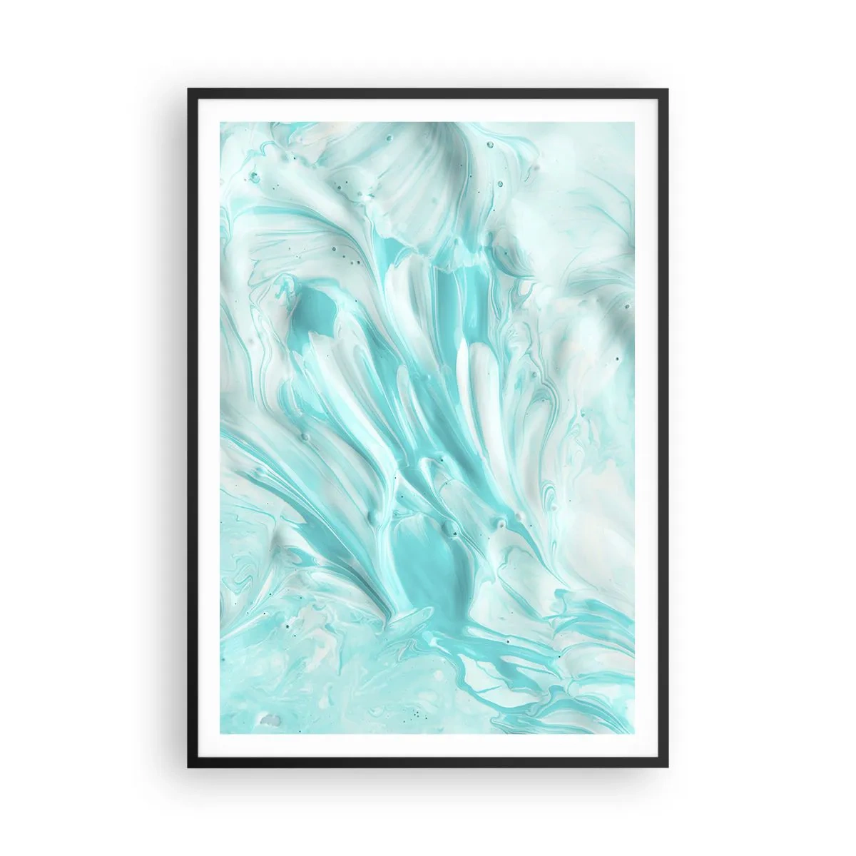 Affiche dans un cadre noir - Poster - Ensemble pour toujours - 70x100 cm