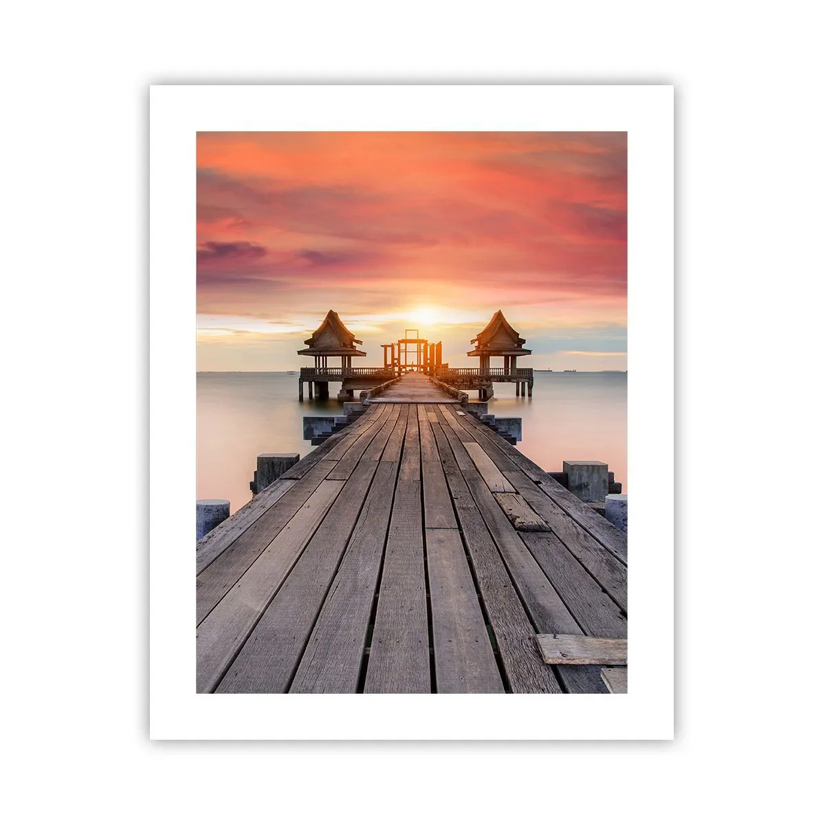 Affiche - Poster - L'Ouest à l'Est - 40x50 cm