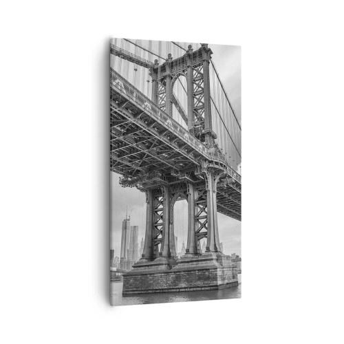 Impression sur toile - Image sur toile - Au coeur de la ville - 55x100 cm