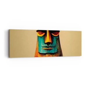 Impression sur toile - Image sur toile - Statuesque et sympathique - 90x30 cm