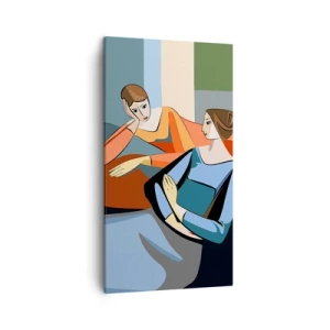 Impression sur toile - Image sur toile - Un moment de confiance - 45x80 cm