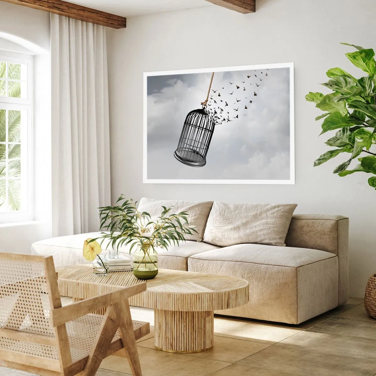 Affiche - Poster - Foie...Espoir...Liberté! - 40x30 cm