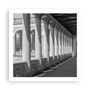 Affiche - Poster - Arcade ensoleillée - 60x60 cm