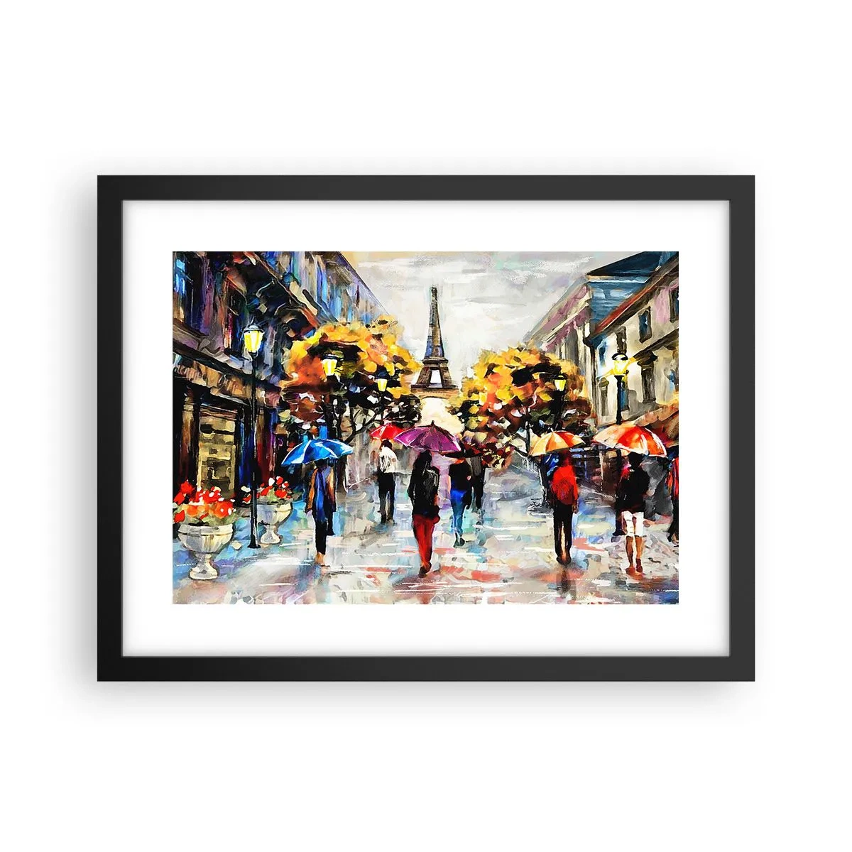 Affiche dans un cadre noir - Poster - Particulièrement beau en automne - 40x30 cm