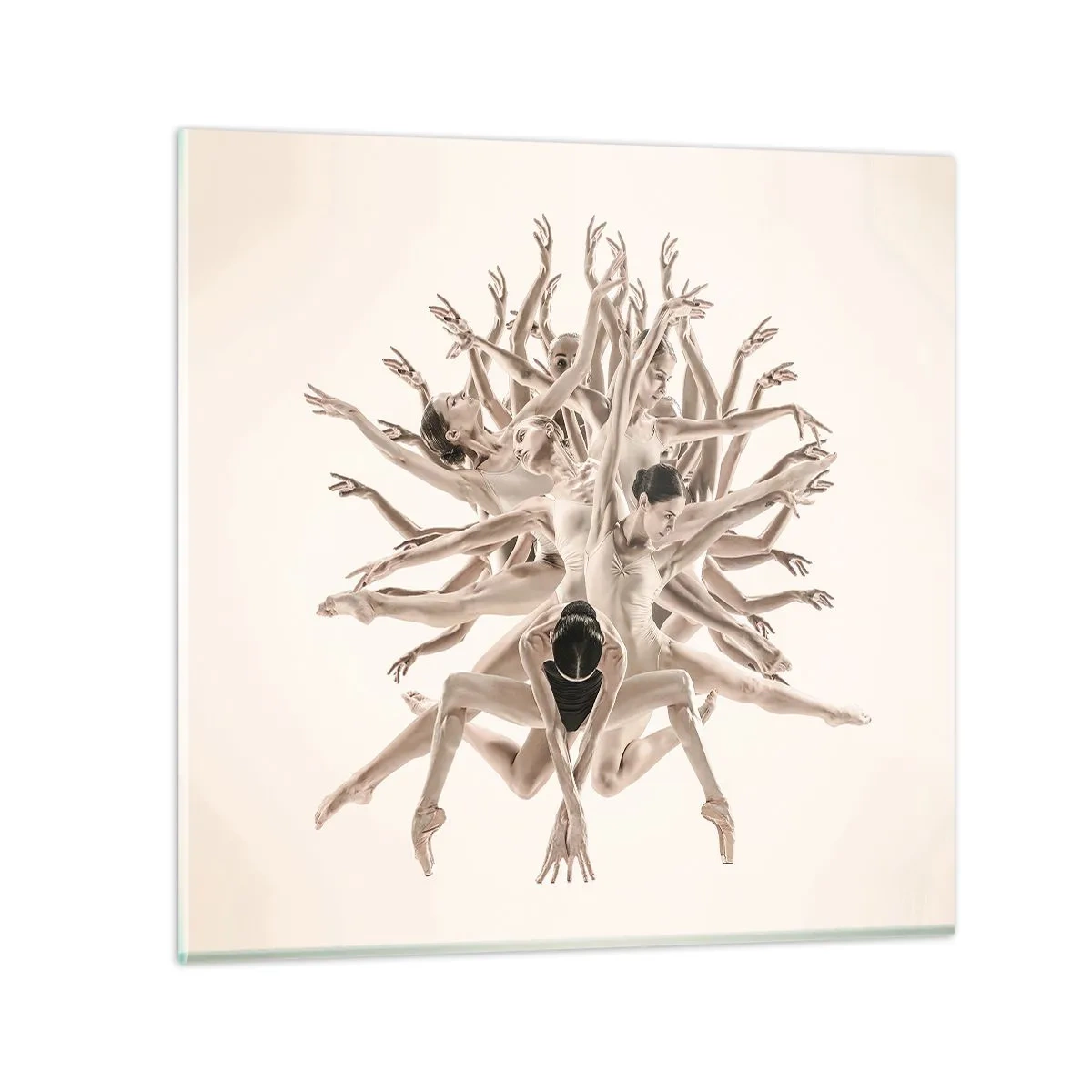 Impression sur verre - Image sur verre - S'épanouir en danse - 40x40 cm