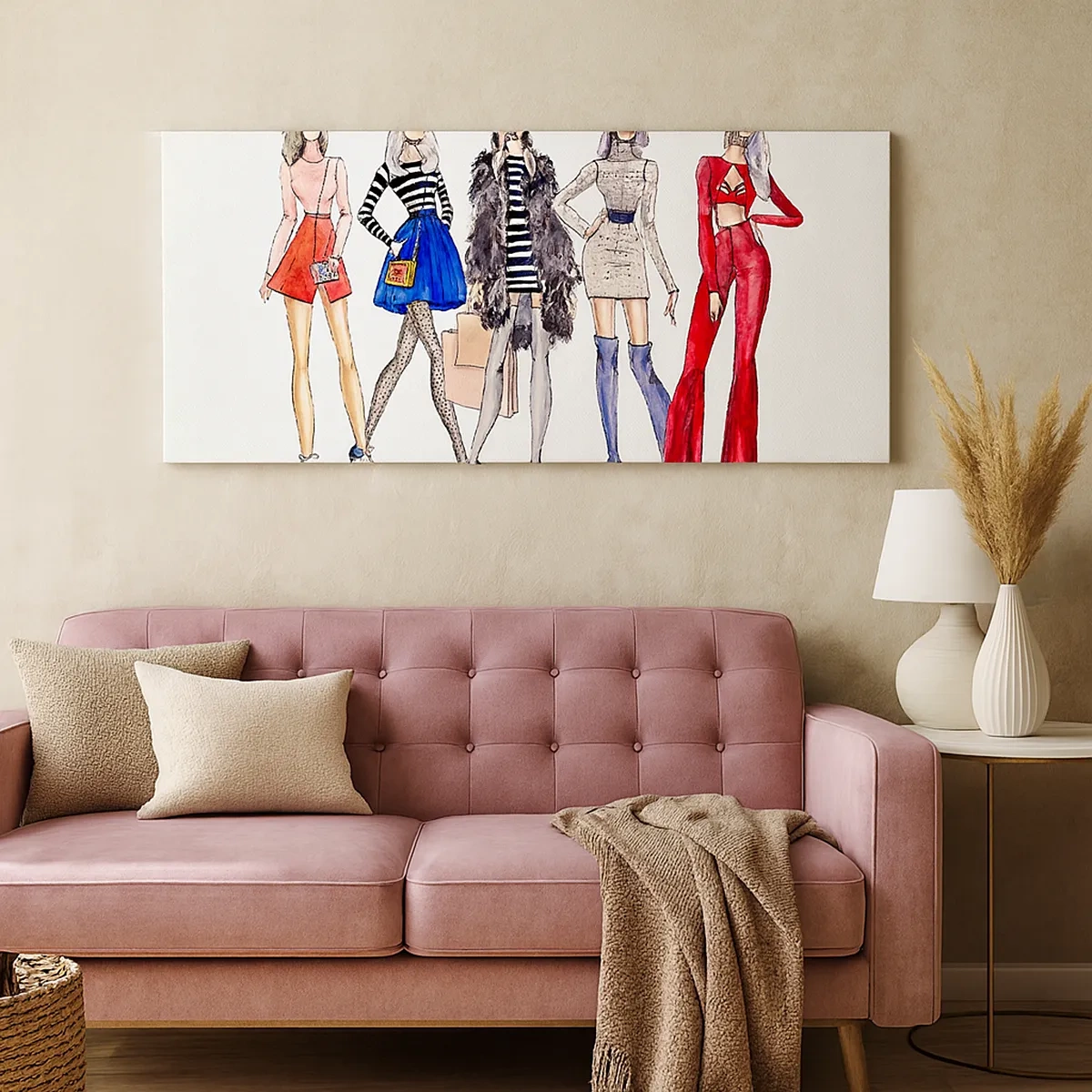 Impression sur toile - Image sur toile - Every week Fashion Week - 30x30 cm