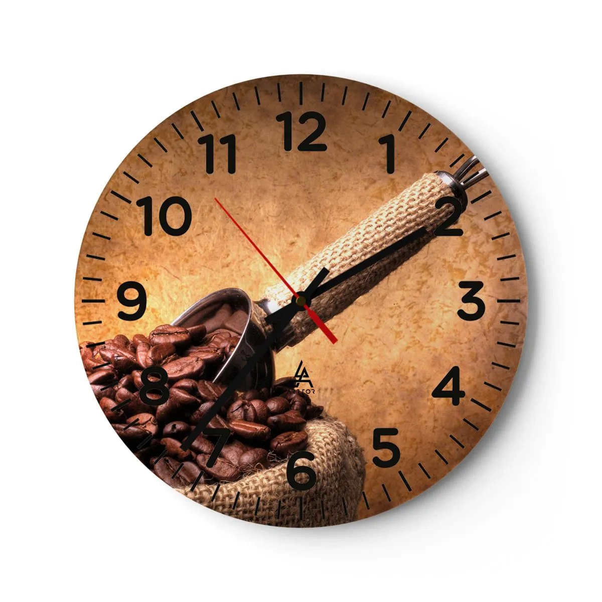Horloge murale - Pendule murale - A la source de la saveur - 40x40 cm
