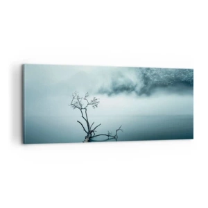 Impression sur toile - Image sur toile - D'eau et de brouillard - 100x40 cm