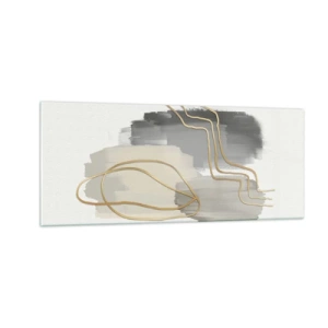 Impression sur verre - Image sur verre - Durée et mouvement - 100x40 cm