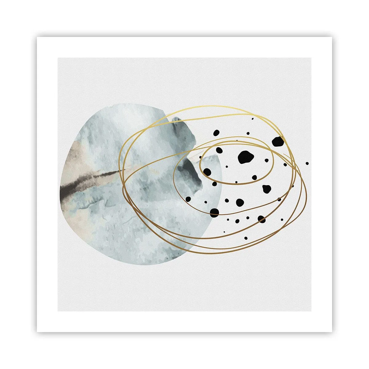 Affiche - Poster - Emmêlement de l'espace - 50x50 cm