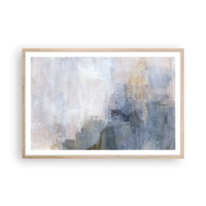 Affiche dans un chêne clair - Poster - Tonalités et accords de couleur - 91x61 cm