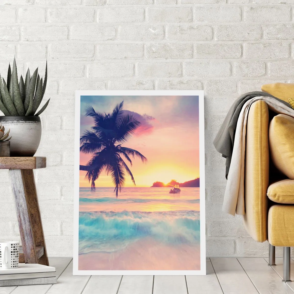 Affiche - Poster - Une soirée à la baie - 30x40 cm