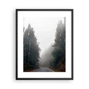 Affiche dans un cadre noir - Poster - Conte de la forêt magique - 40x50 cm