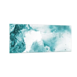 Impression sur verre - Image sur verre - Marécage bleu - 100x40 cm