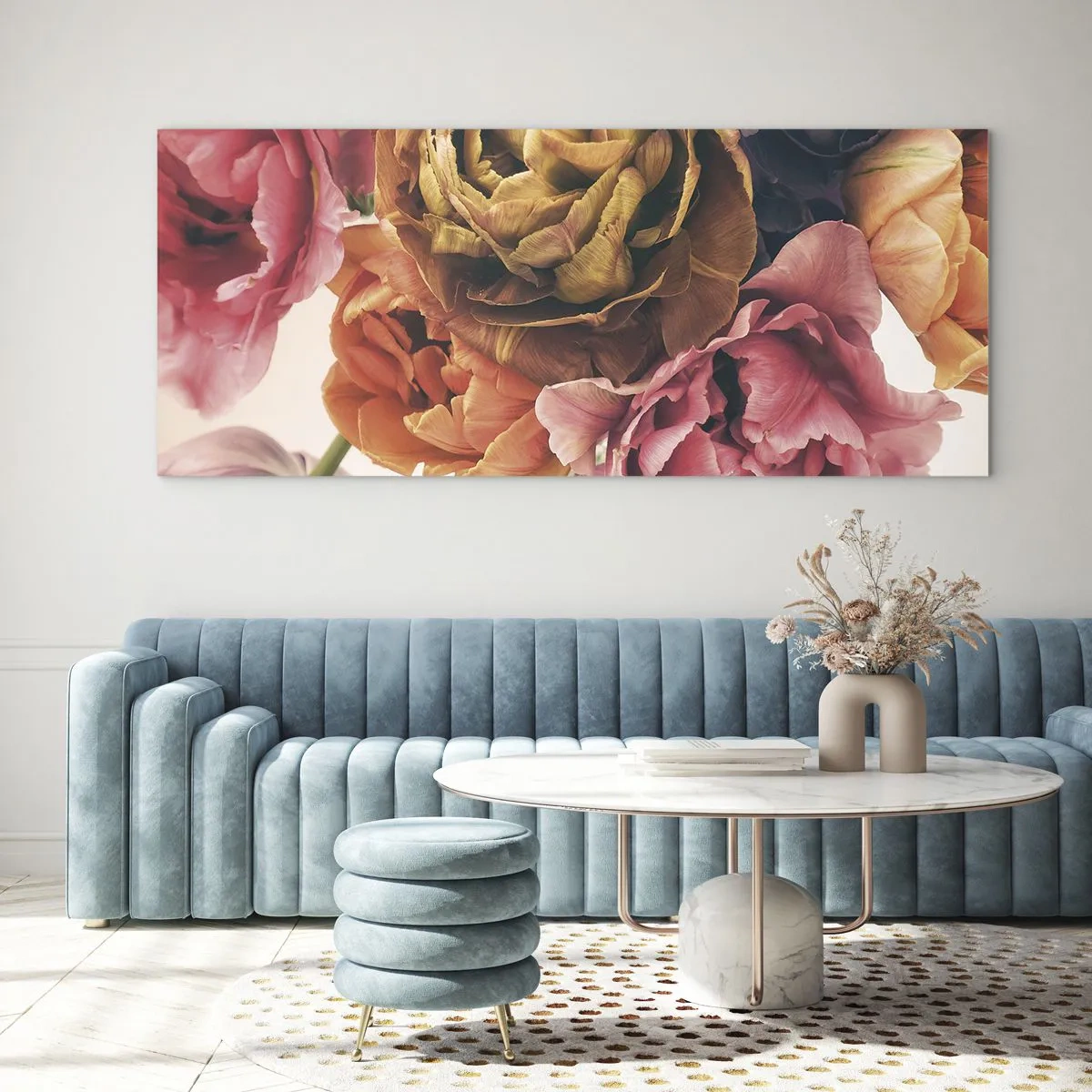 Impression sur verre - Image sur verre - La fête de la vie - 90x30 cm