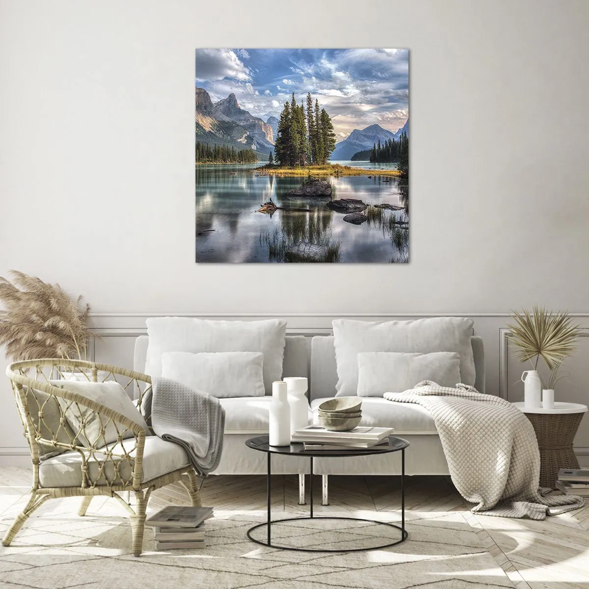 Impression sur verre - Image sur verre - Sous les grandes eaux claires - 40x40 cm