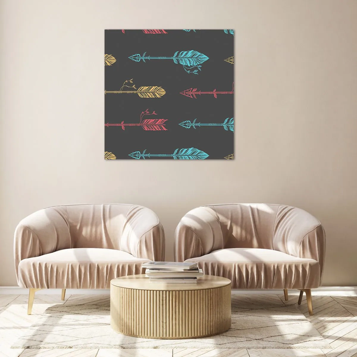 Impression sur verre - Image sur verre - Dans l'ordonnance - 70x70 cm