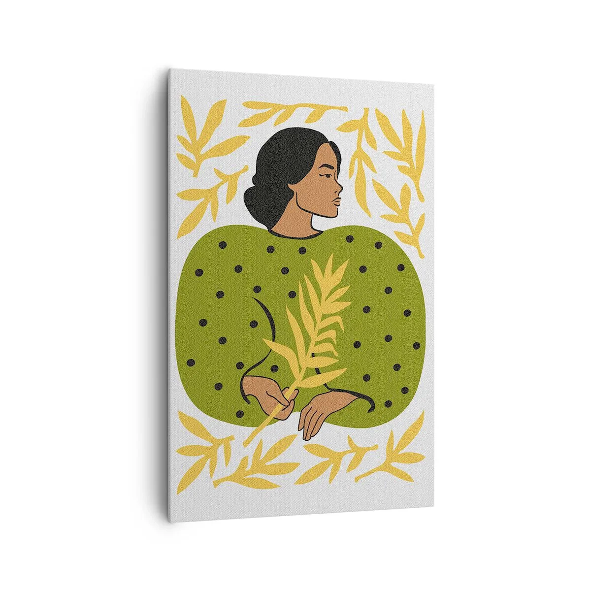 Impression sur toile - Image sur toile - Fille hawaïenne - 80x120 cm