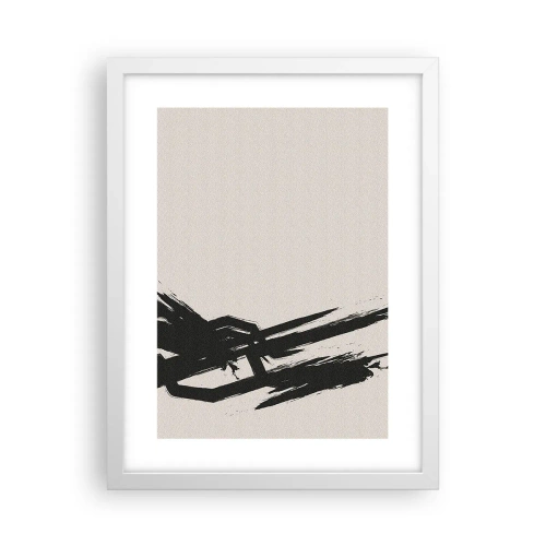 Affiche dans un cadre blanc - Poster - Ruée imparable - 30x40 cm