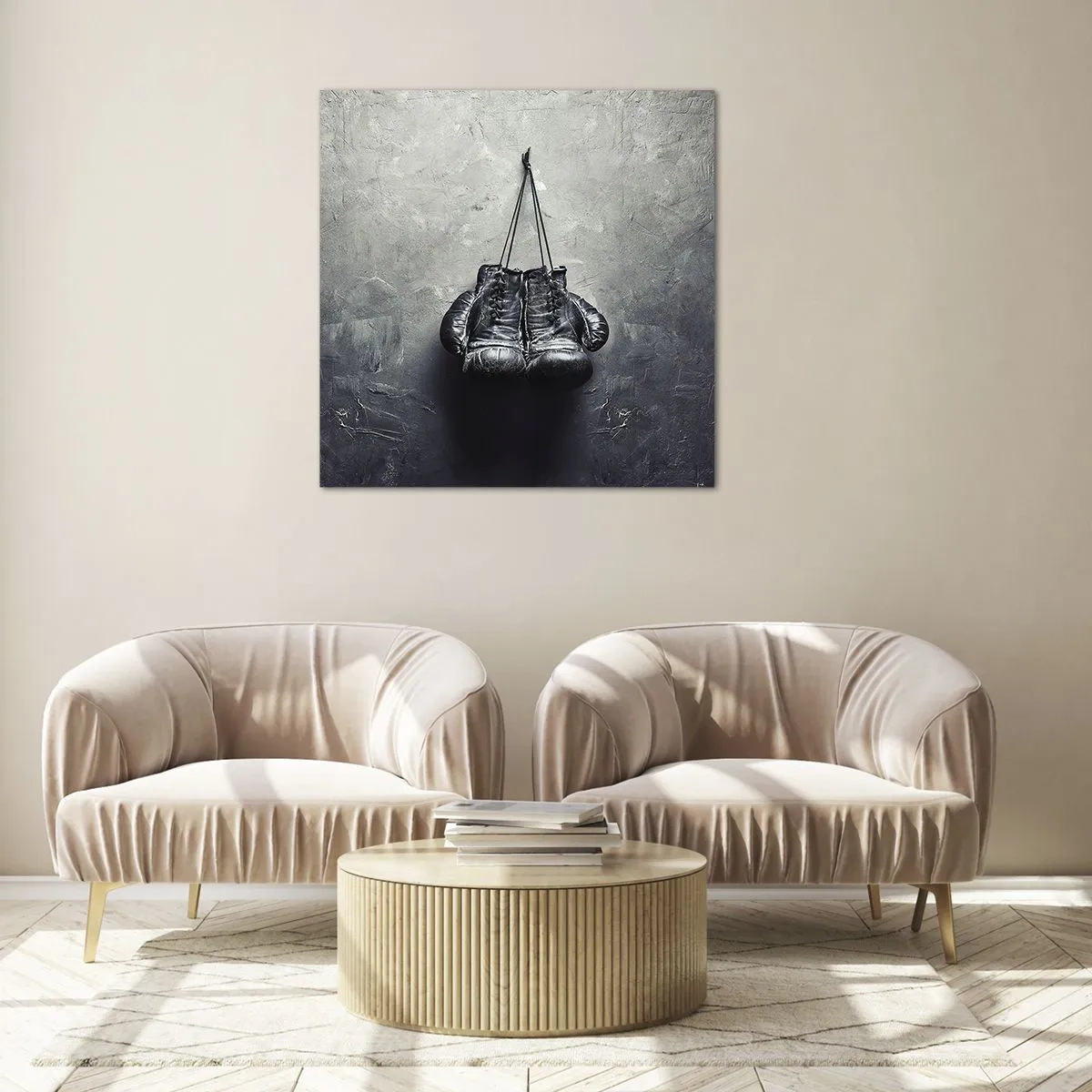 Impression sur verre - Image sur verre - Un temps pour se battre et un temps pour la paix - 50x50 cm