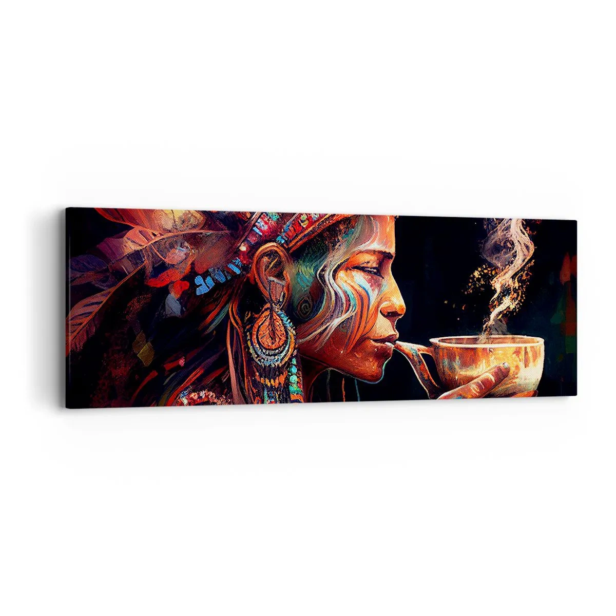 Impression sur toile - Image sur toile - Rituel magique - 90x30 cm