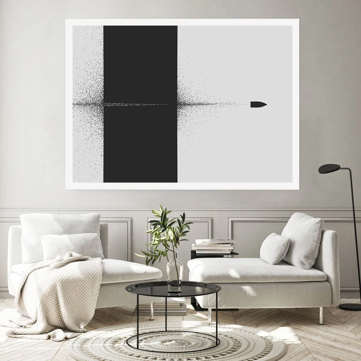 Affiche - Poster - Droit au but - 40x30 cm
