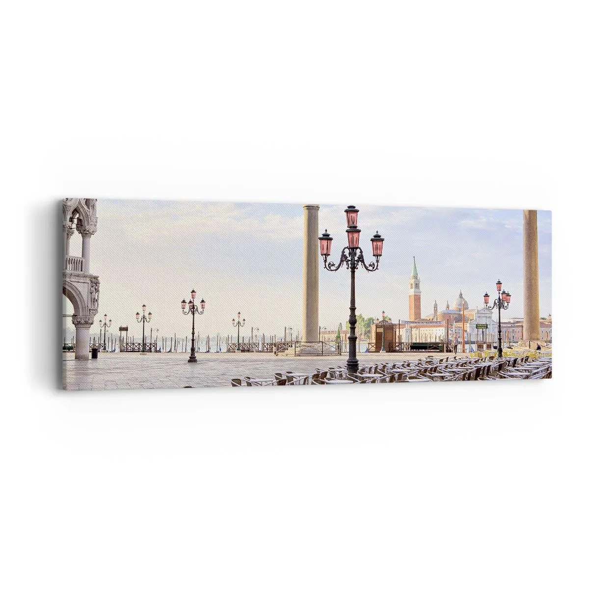 Impression sur toile - Image sur toile - Nous vous invitons, tout est prêt - 90x30 cm
