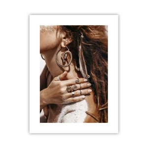 Affiche - Poster - Reine des plages sauvages - 30x40 cm