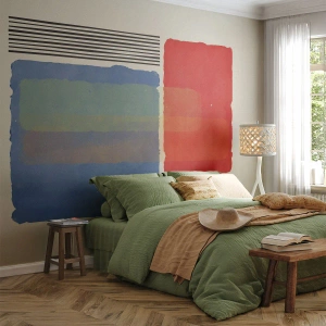 Papier Peint Photo Standard Eco - Esprit et lettre de la géométrie - Abstraction, Morceau, Art moderne. - 350x256 cm