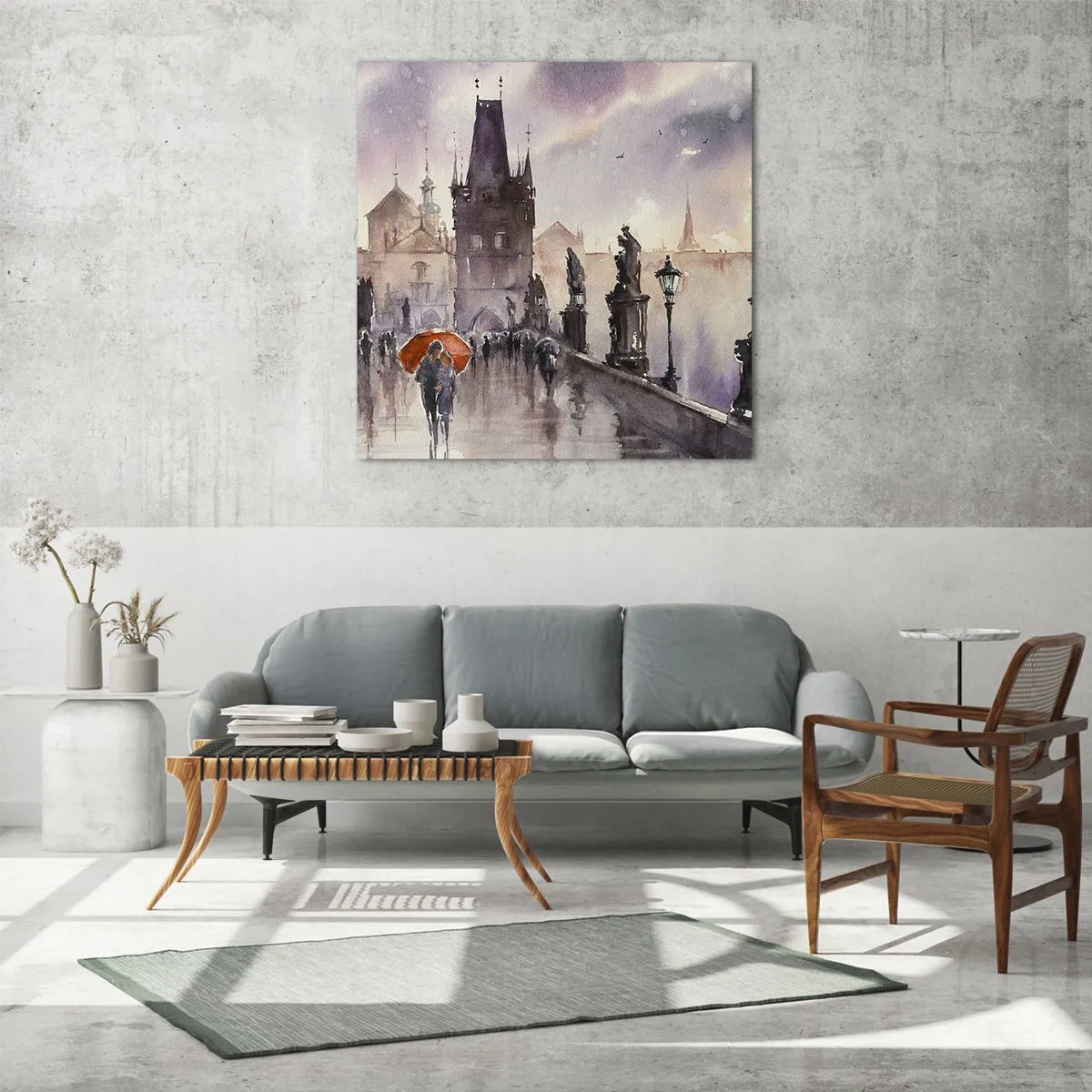 Impression sur verre - Image sur verre - Les gens ne changent pas - 40x40 cm