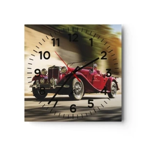 Horloge murale - Pendule murale - Plus belle que Nike de Samothrace - 40x40 cm