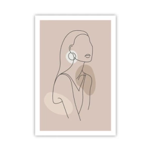 Affiche - Poster - Icone féminin - 61x91 cm