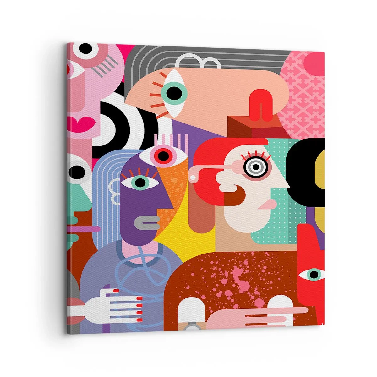 Impression sur toile - Image sur toile - Nous par M. Picasso - 60x60 cm