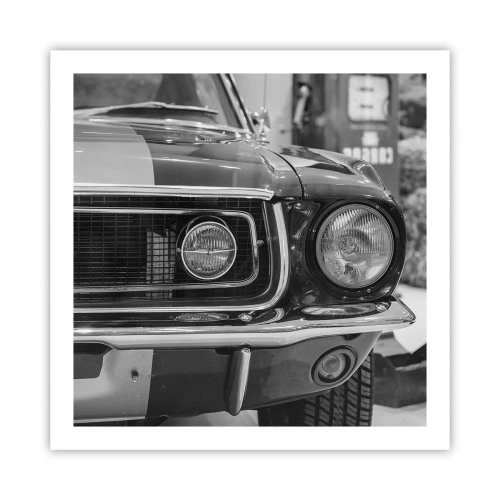 Affiche - Poster - Conduire dur - 60x60 cm