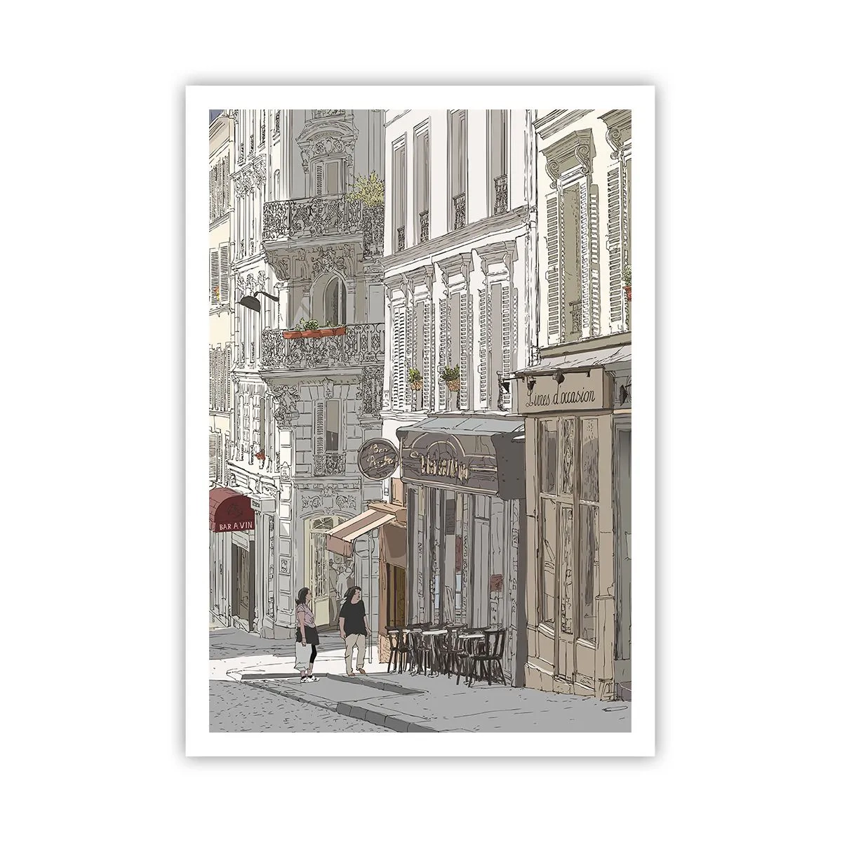 Affiche - Poster - Joie de la ville - 70x100 cm