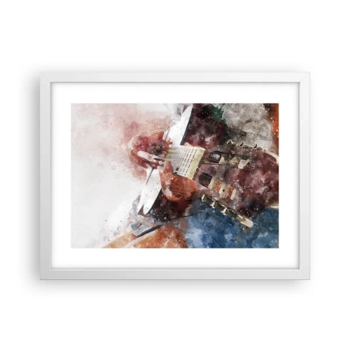 Affiche dans un cadre blanc - Poster - Et qu'en pensez-vous ? - 40x30 cm