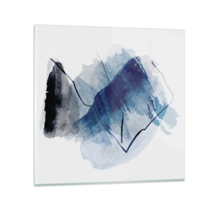 Impression sur verre - Image sur verre - Montagne de glace - 30x30 cm