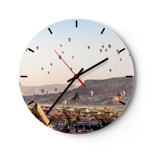 Horloge murale - Pendule murale - Comme des navires dans le ciel - 40x40 cm