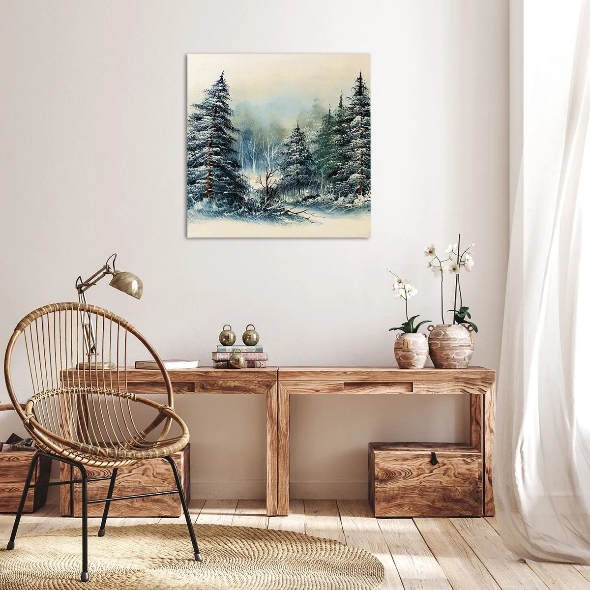 Impression sur toile - Image sur toile - Prêt pour les fêtes - 70x70 cm