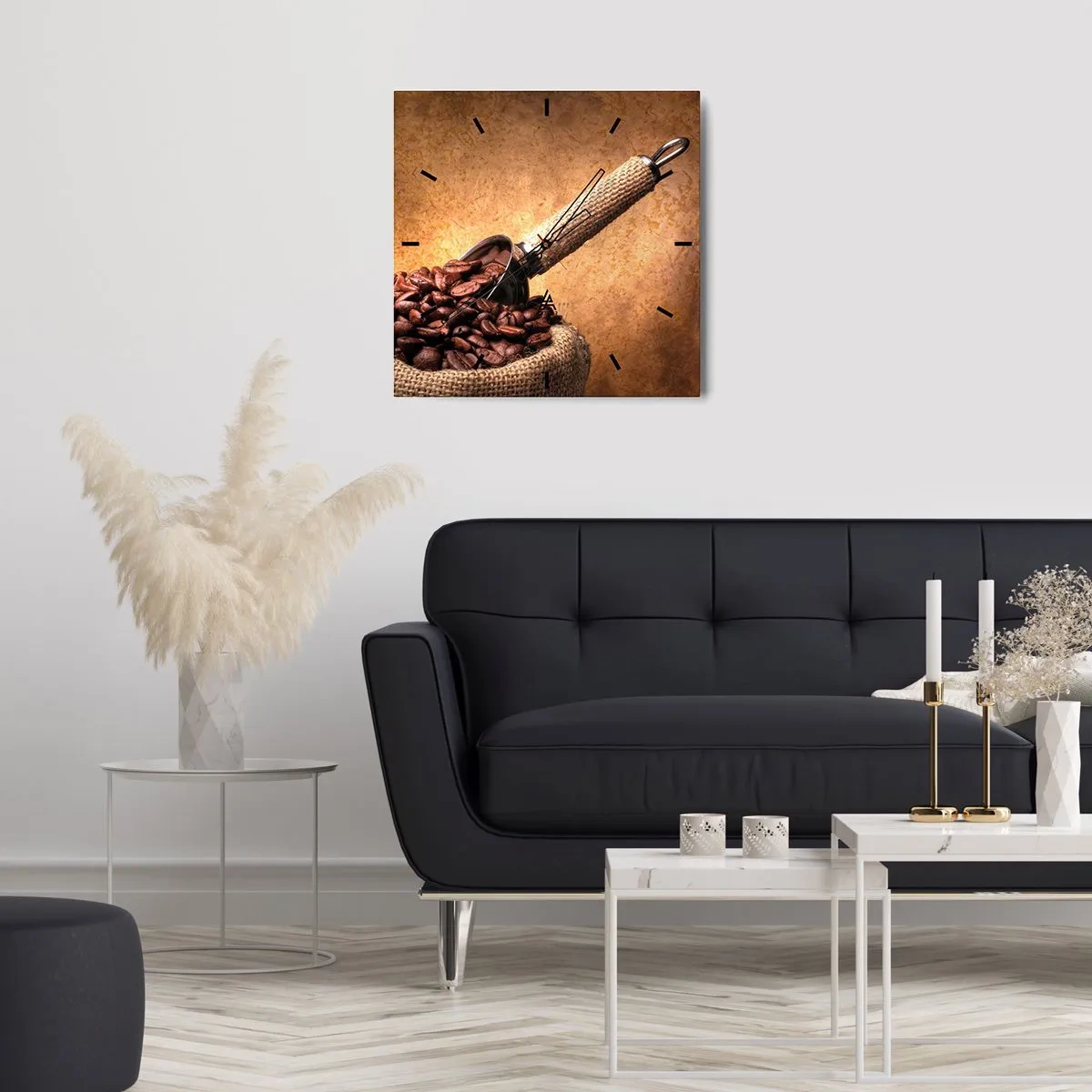 Horloge murale - Pendule murale - A la source de la saveur - 30x30 cm