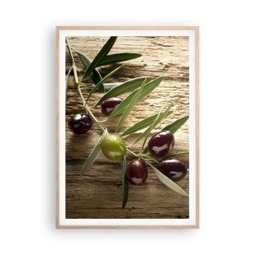 Affiche dans un chêne clair - Poster - Directement de la nature - 70x100 cm