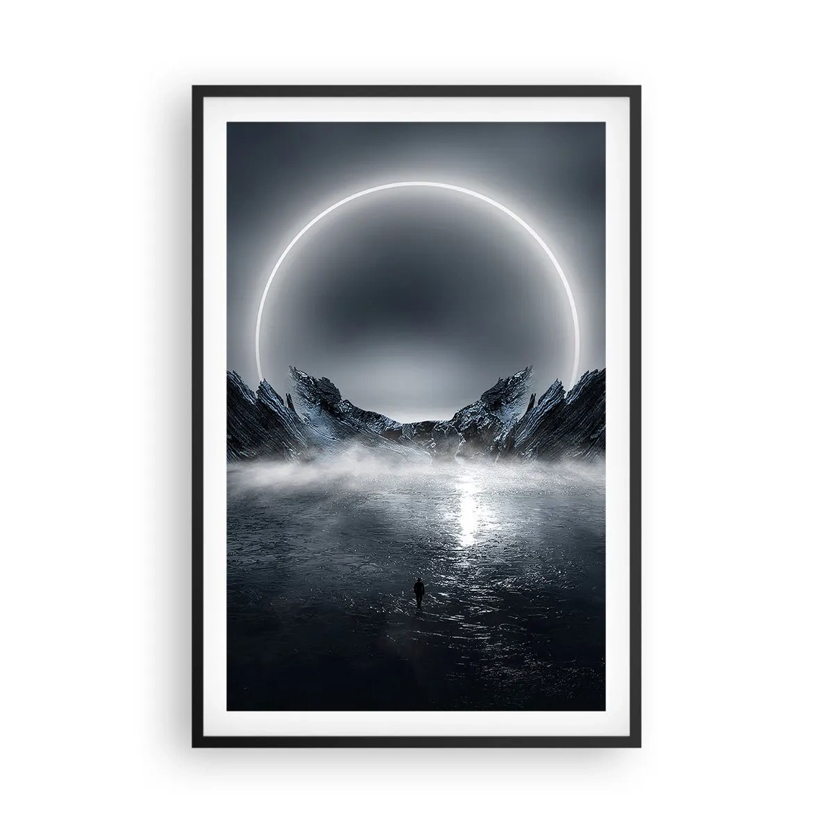 Affiche dans un cadre noir - Poster - La fin de l'histoire - 61x91 cm