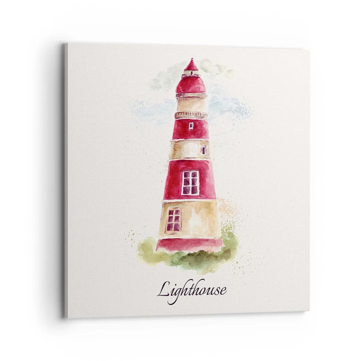 Impression sur toile - Image sur toile - Il y a toujours beau temps autour - 70x70 cm