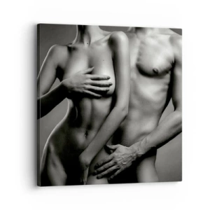 Impression sur toile - Image sur toile - Adam et Eve - 30x30 cm