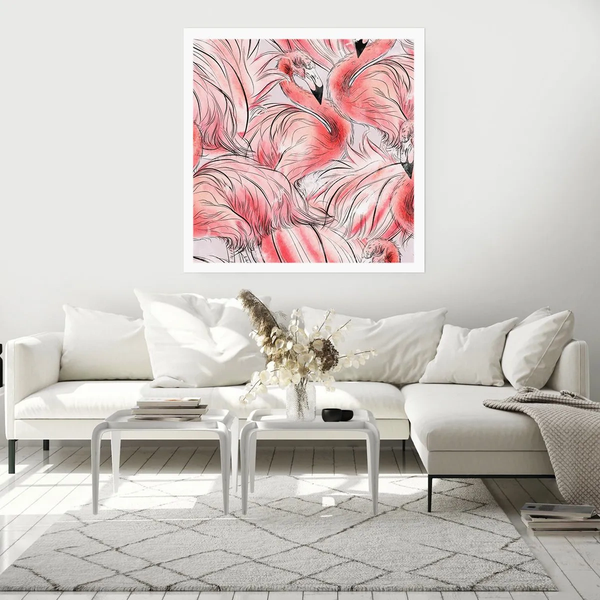 Affiche - Poster - Oiseau corps de ballet - 30x30 cm