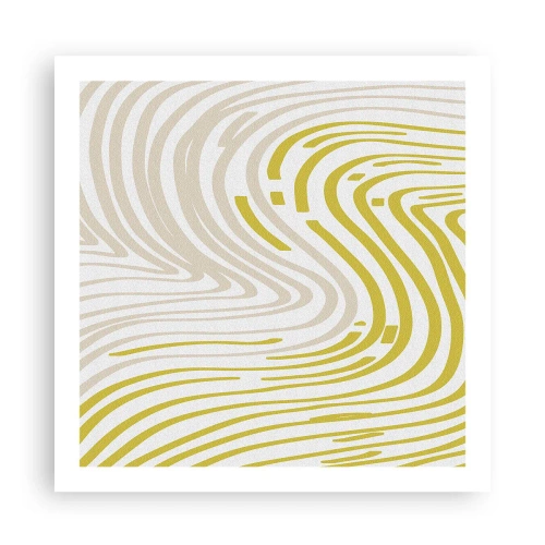 Affiche - Poster - Une composition au léger virage - 60x60 cm