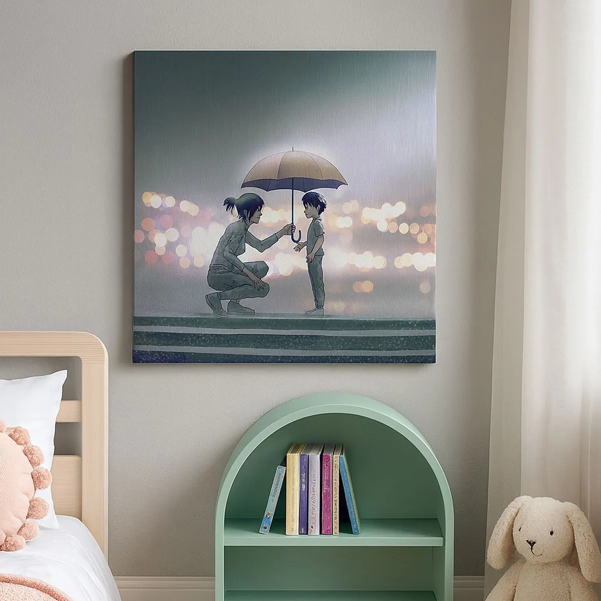 Impression sur toile - Image sur toile - Et maintenant, tout va bien - 30x30 cm